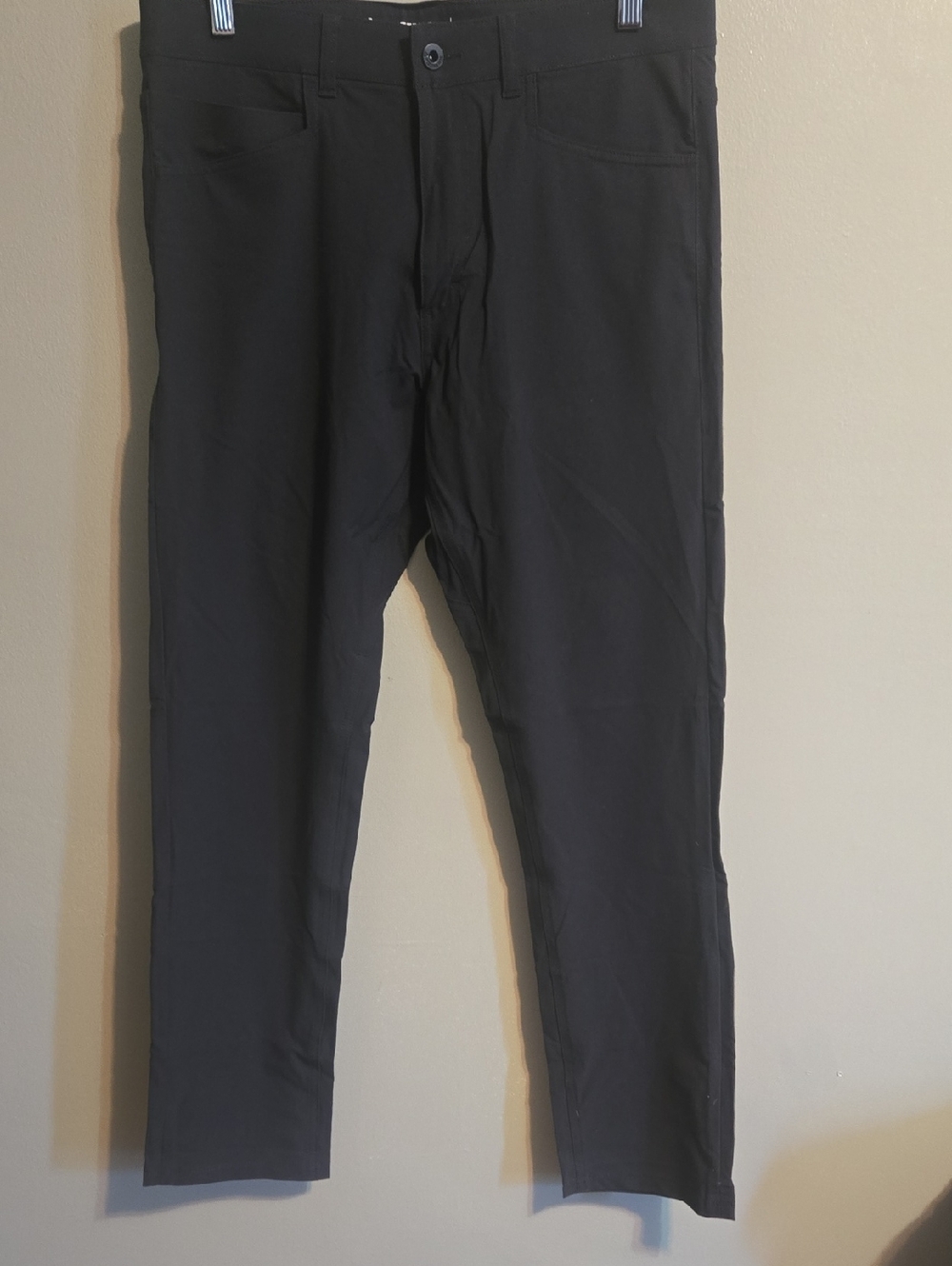 Western Rise Pants 32x30 (29) Black Evolution Slim Fit Performance Stretch